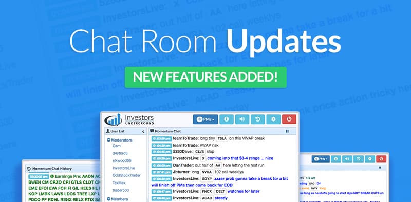 Investors Underground Chat Room Updates And New Features